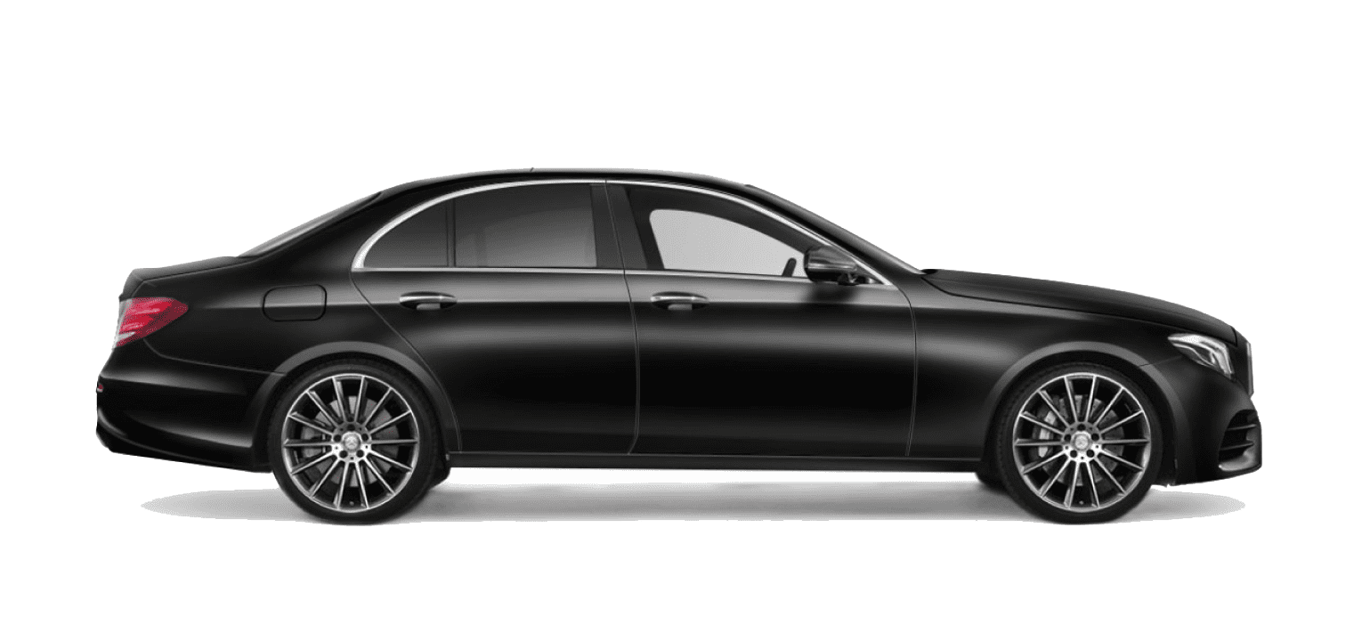 Luxury Mercedes E-Class chauffeur service for Paris airport transfers, private car service, and premium transportation in Paris.