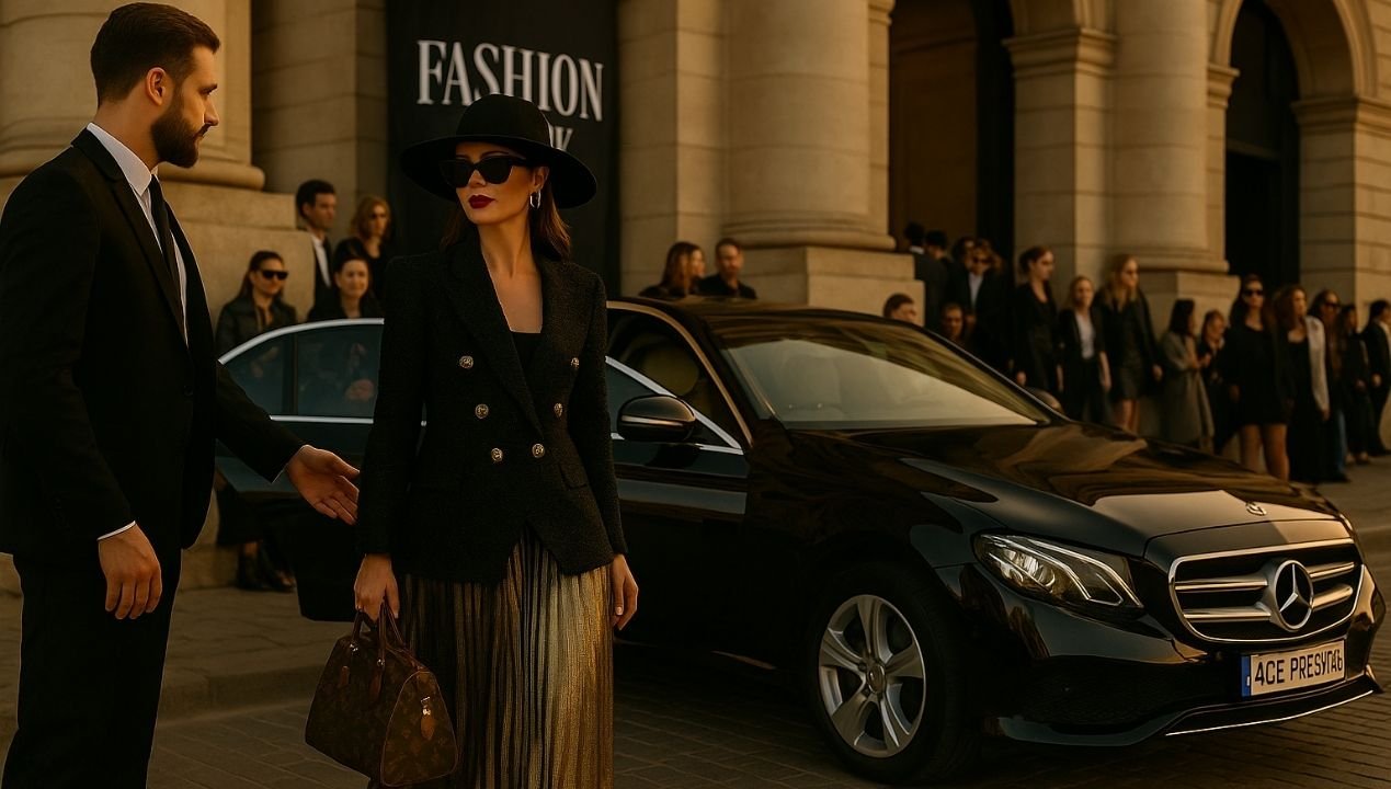 Luxury Mercedes chauffeur service in Paris during Fashion Week – ACE Prestige